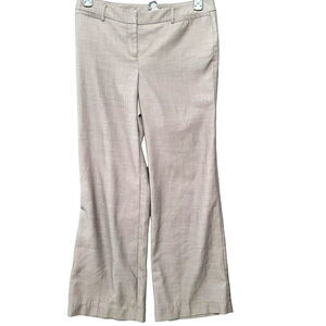 New York Company Womens Slacks Gray Size 6 Polyester Blend Straight Leg Pockets